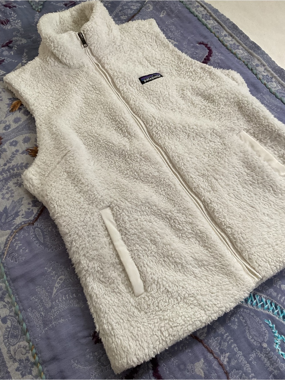 Patagonia Los Gatos Fleece Vest Birch White BCW Medium Fall 2019 - Picture 4 of 14